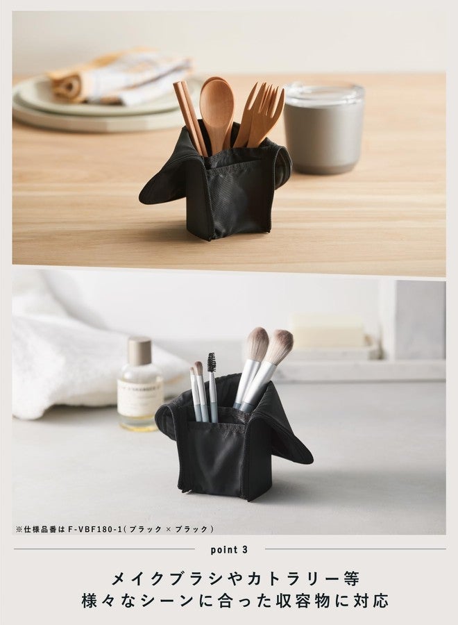 كوكويو حقيبة أقلام رصاص كوكويو، حقيبة أقلام نيو كريتز القائمة، منظم حامل أقلام رصاص قابل للطي، علبة أقلام رصاص صغيرة محمولة للوازم المكتبية المدرسية، أزرق × كحلي، حجم عادي (F-VBF180-3) - Image 5